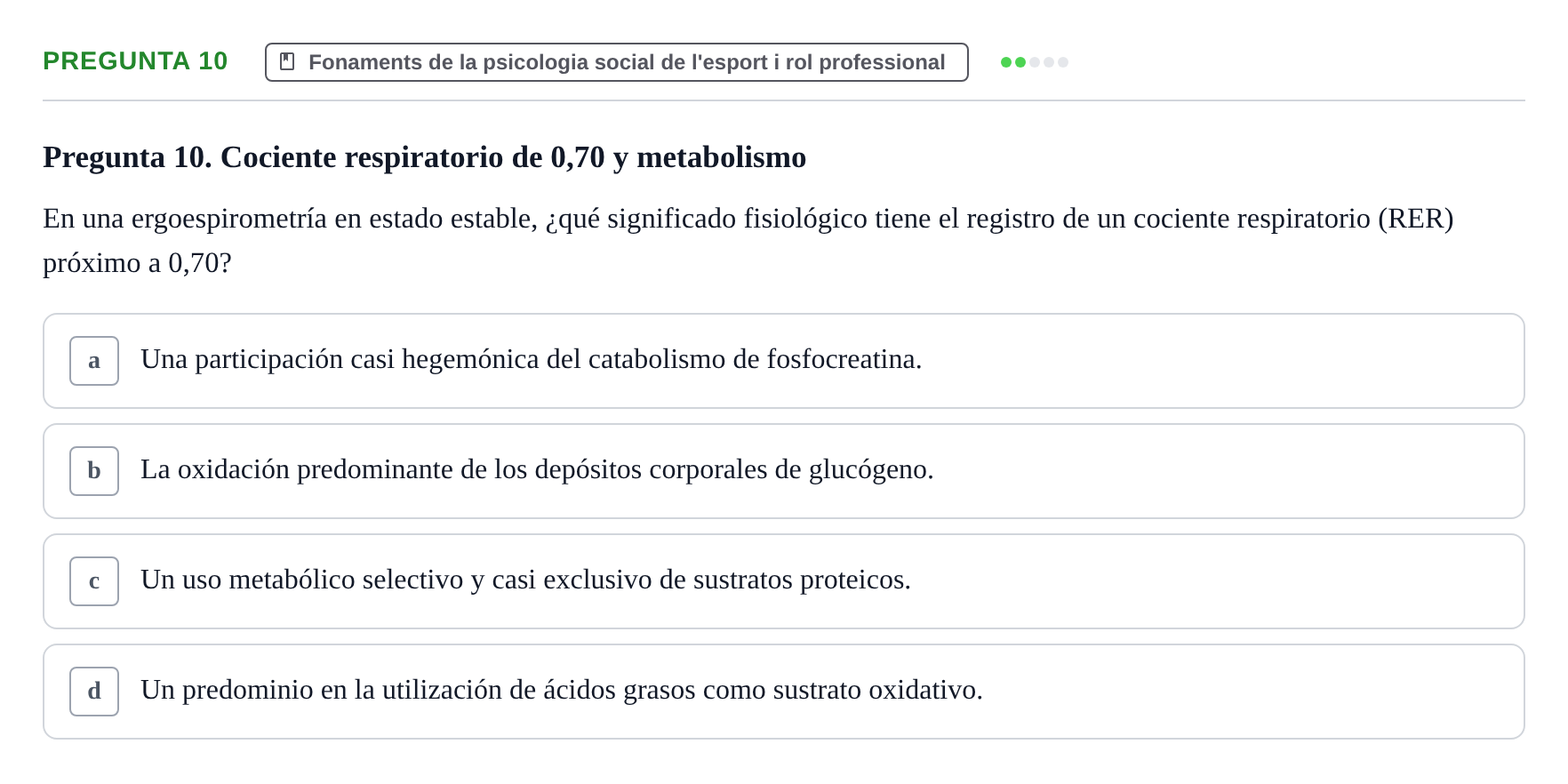 Enunciado: Pregunta 10