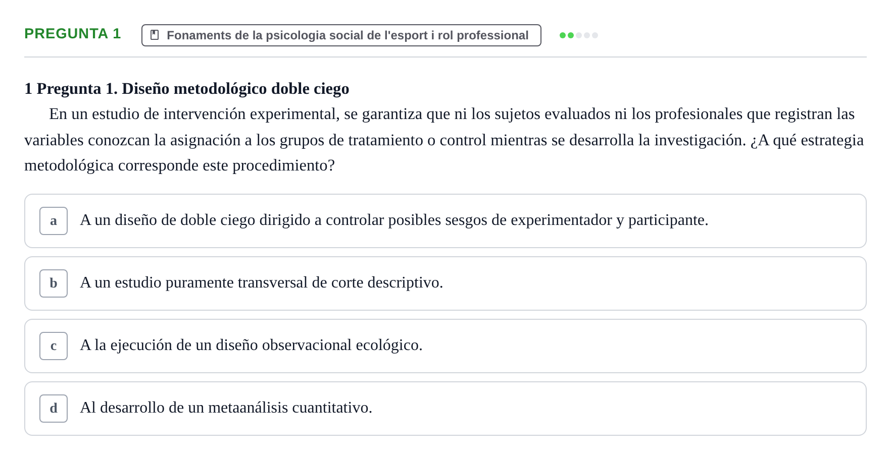Enunciado: Pregunta 1