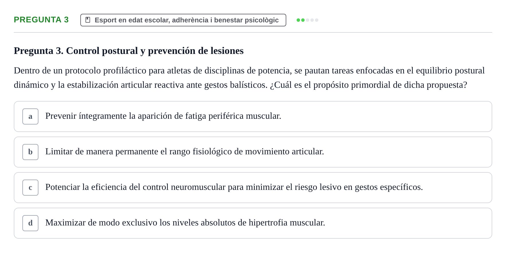 Enunciado: Pregunta 3
