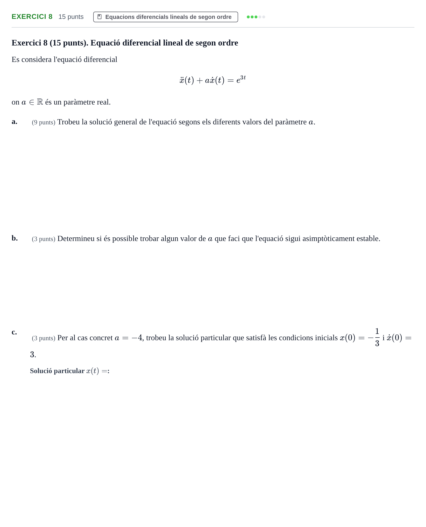 Enunciado: Exercici 8 · Matematiques Iii UPF 2021