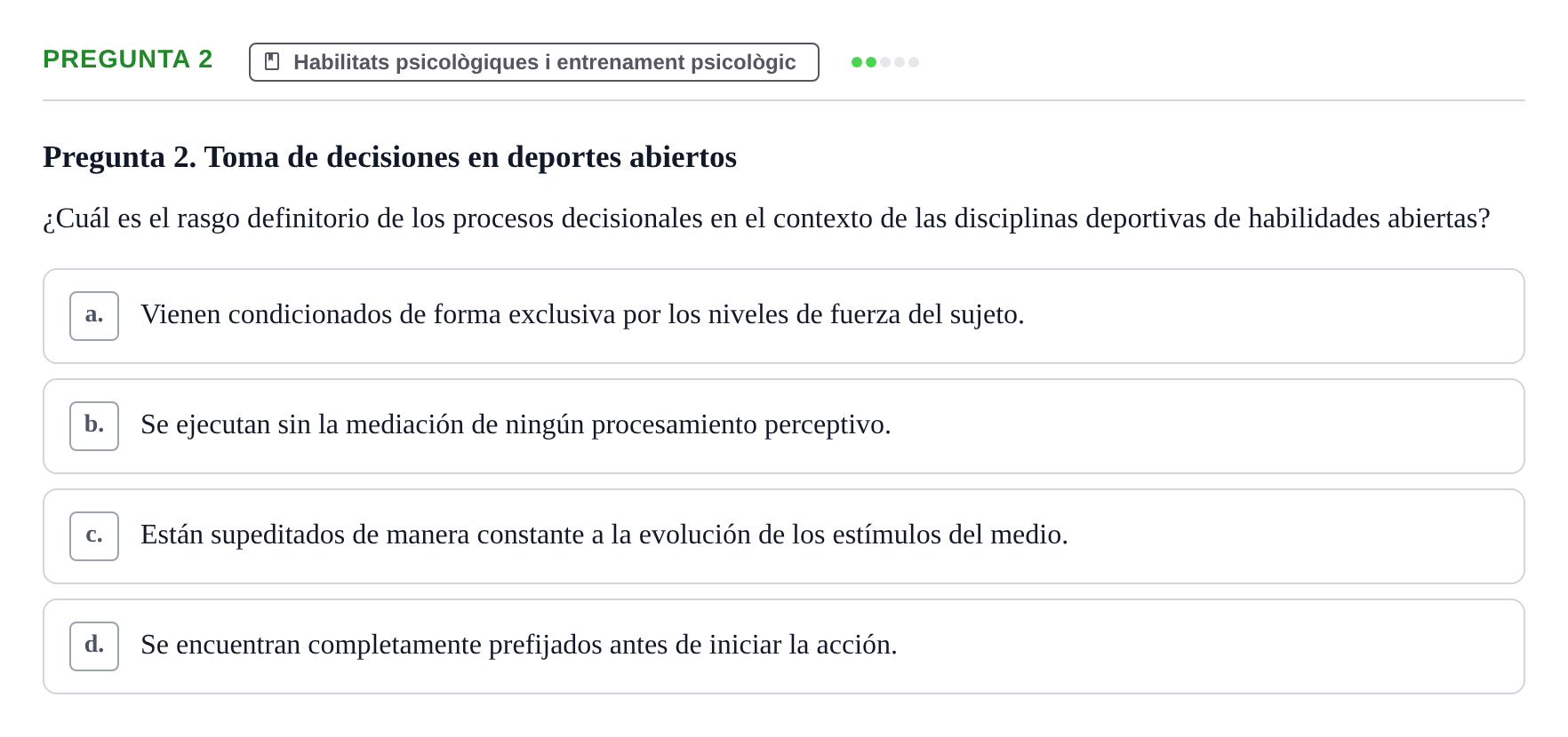 Enunciado: Pregunta 2