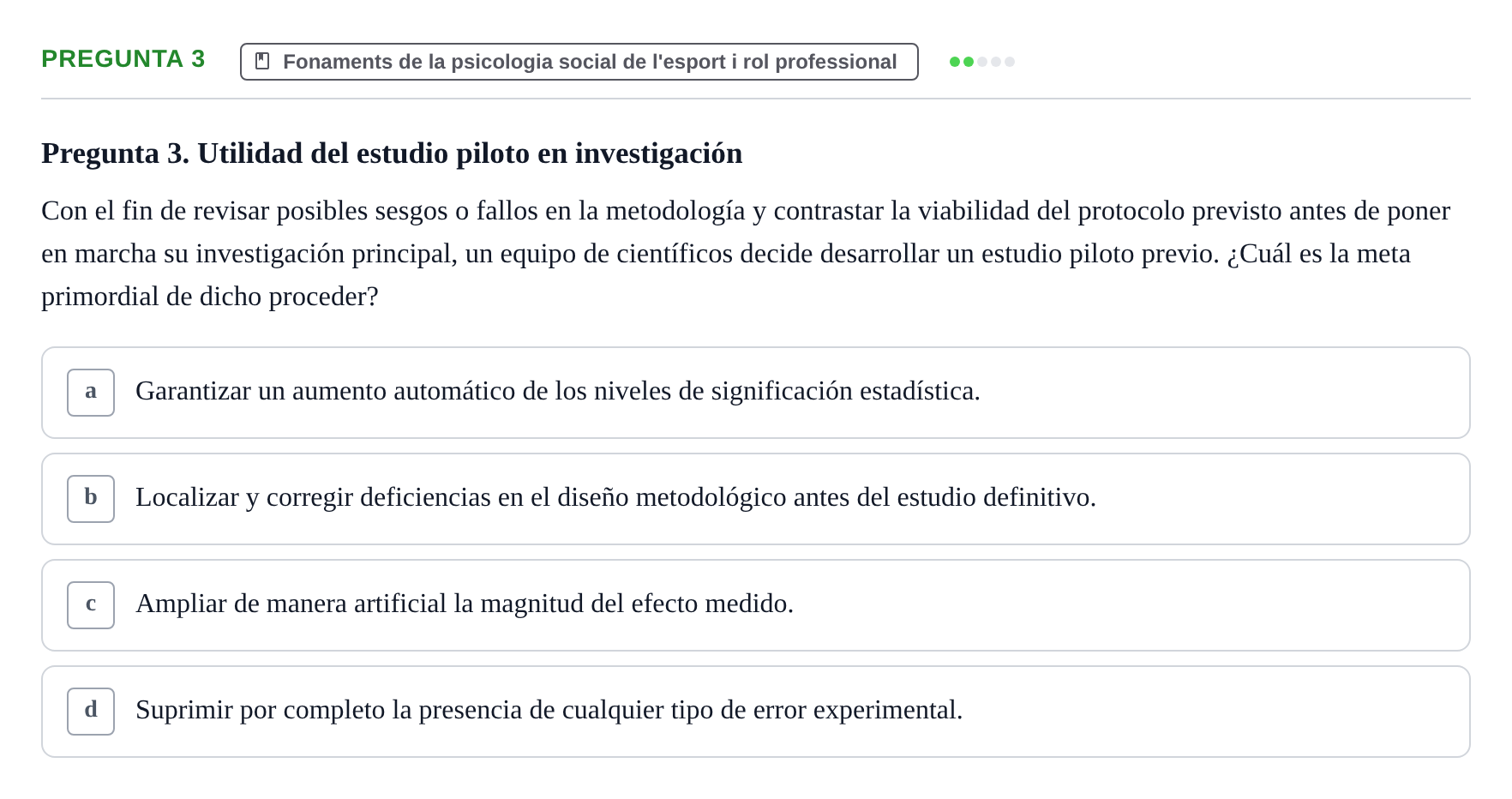 Enunciado: Pregunta 3