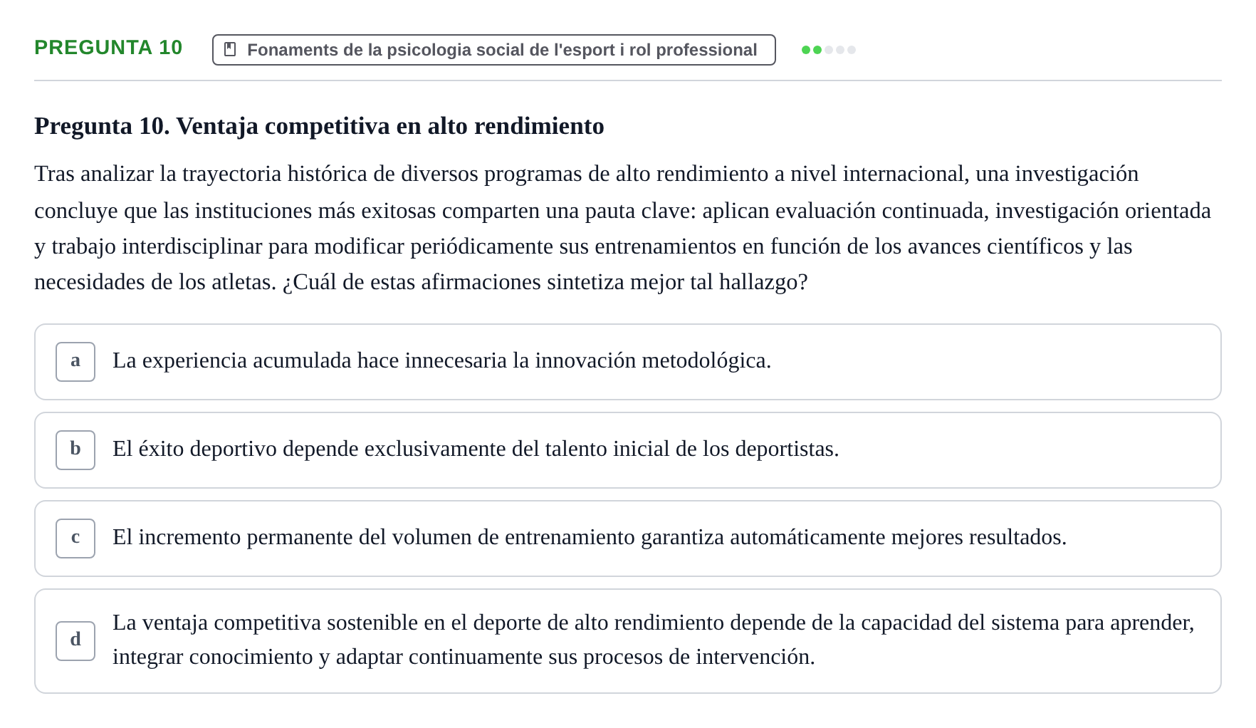 Enunciado: Pregunta 10