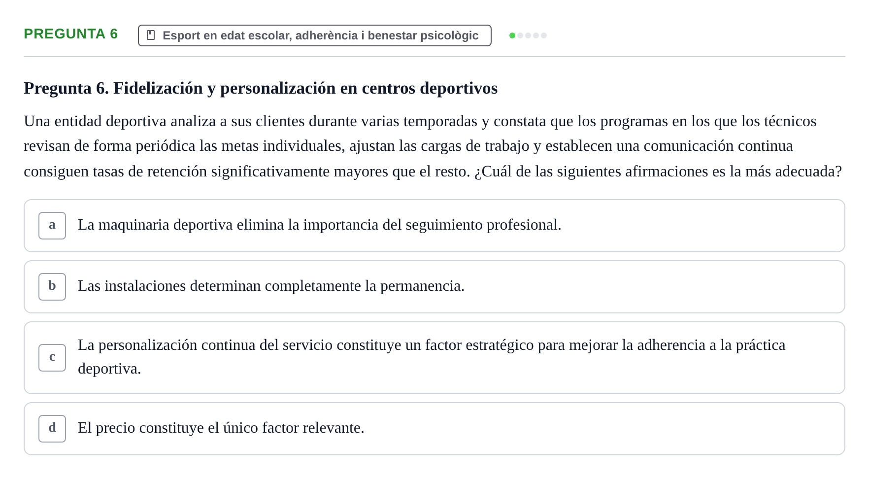 Enunciado: Pregunta 6