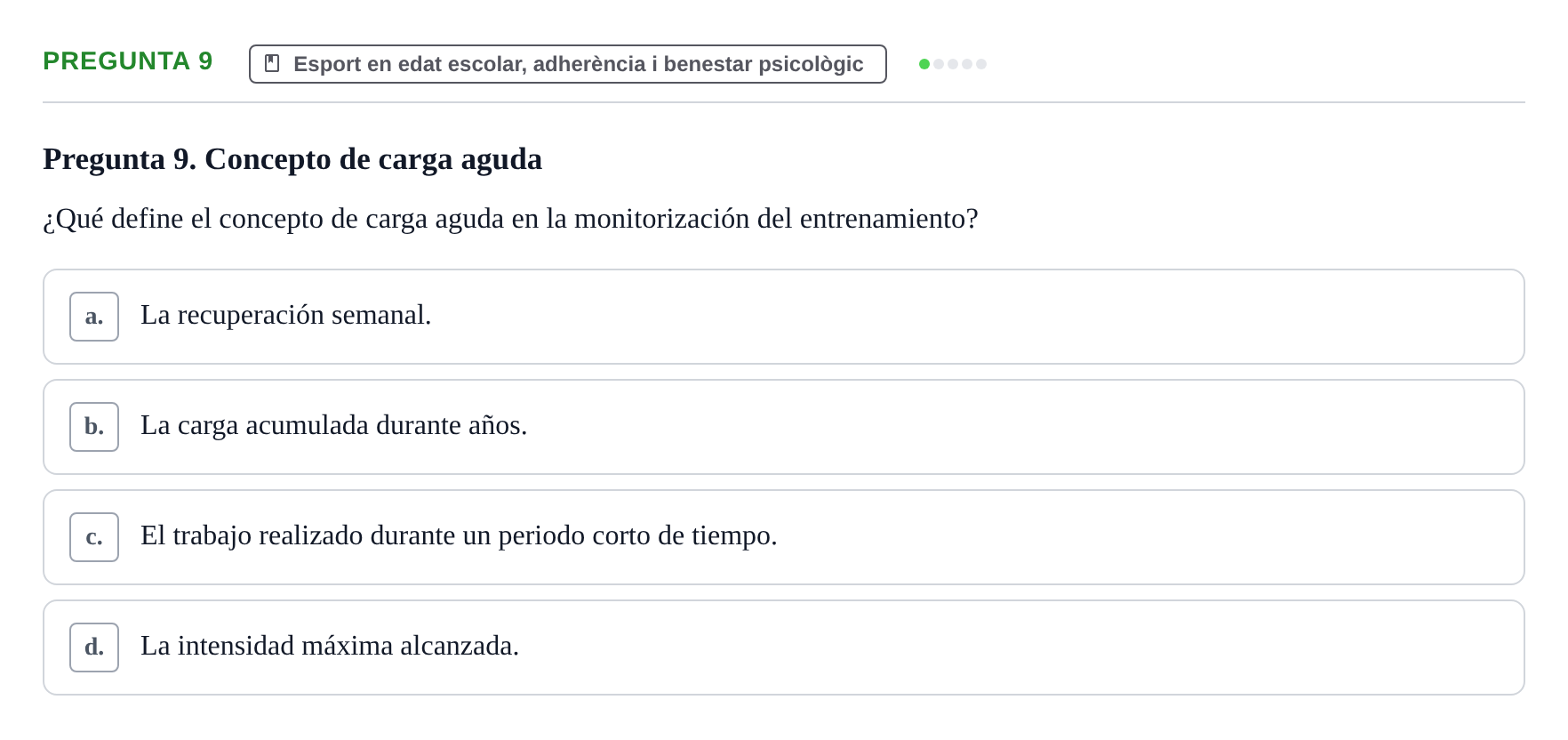 Enunciado: Pregunta 9