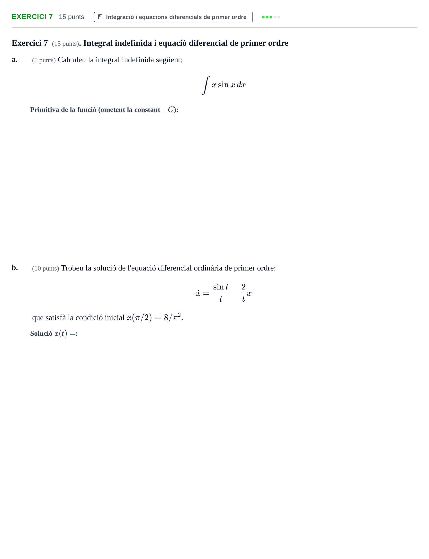 Enunciado: Exercici 7 · Matematiques Iii UPF 2021