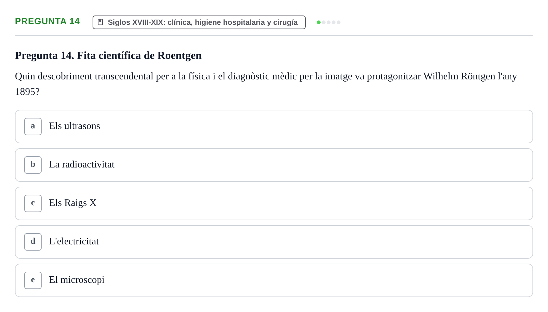 Enunciado: Pregunta 14