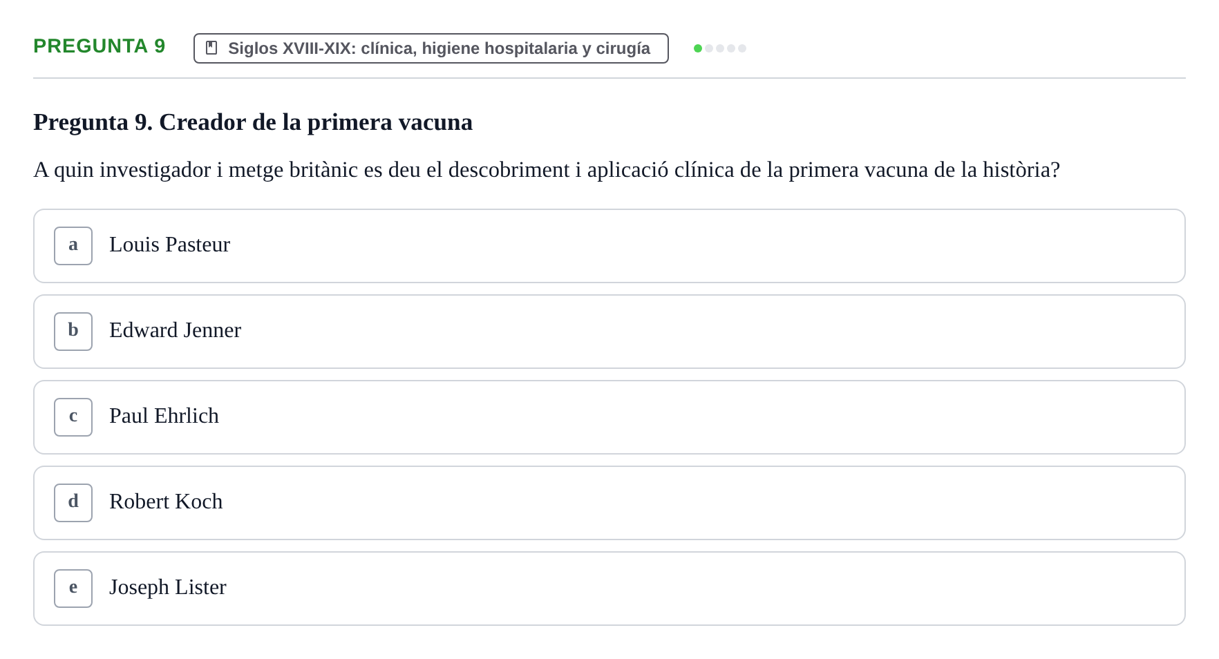 Enunciado: Pregunta 9