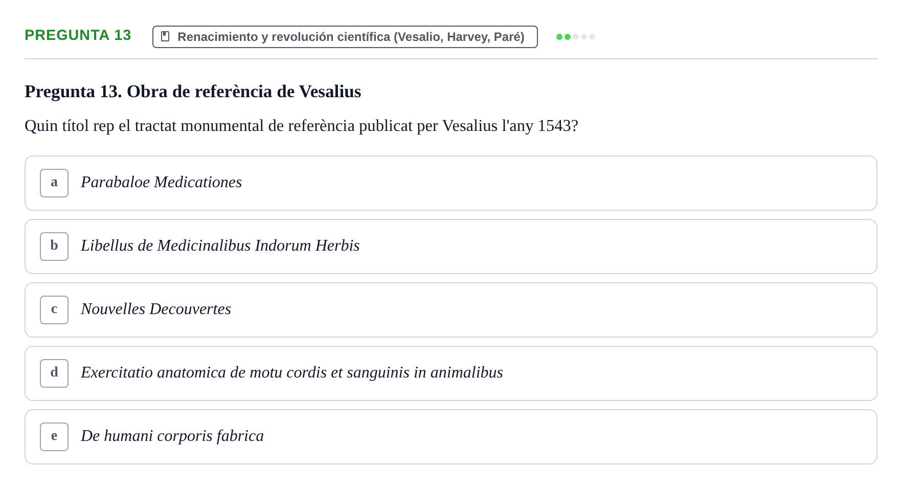 Enunciado: Pregunta 13