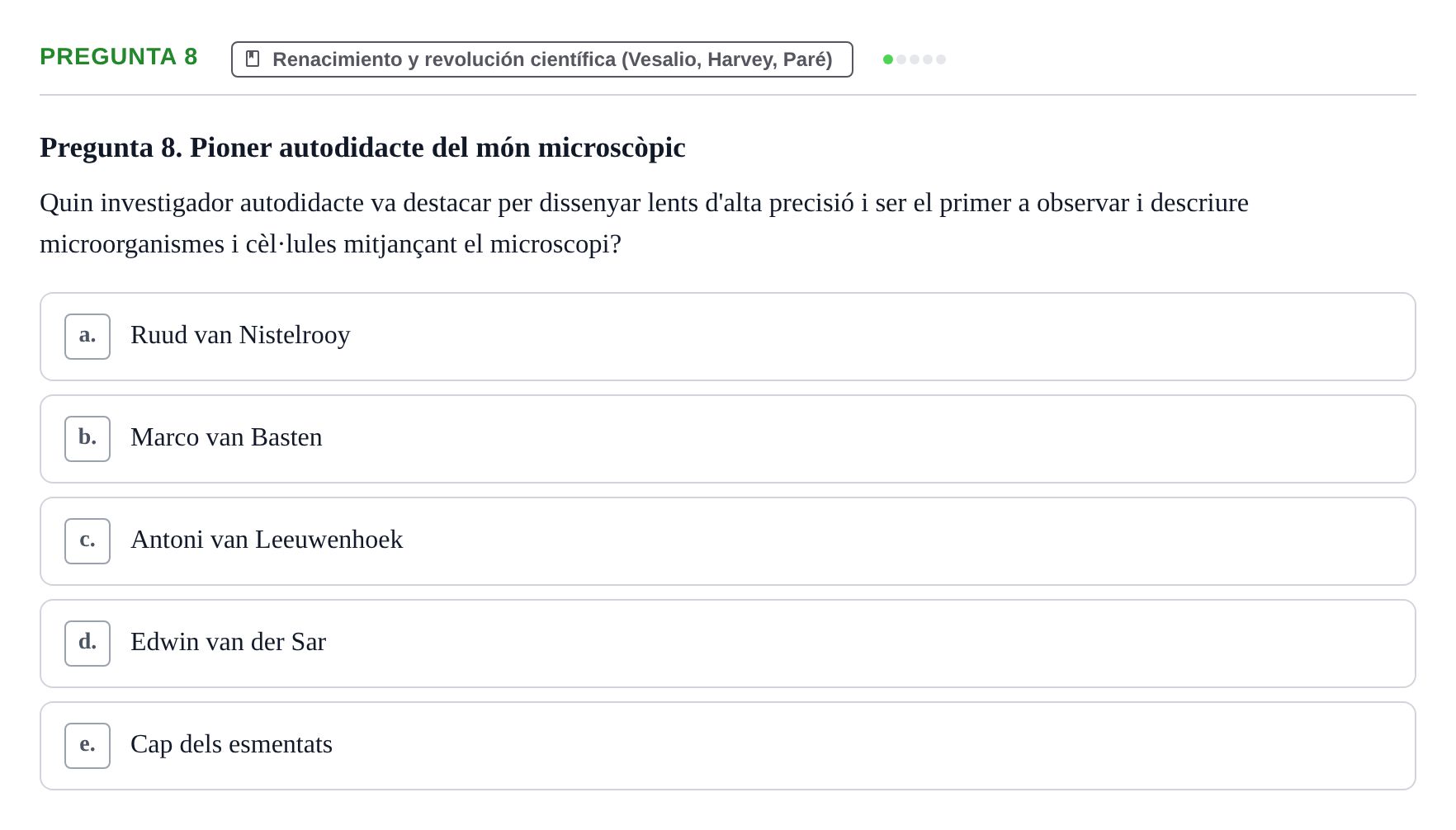 Enunciado: Pregunta 8