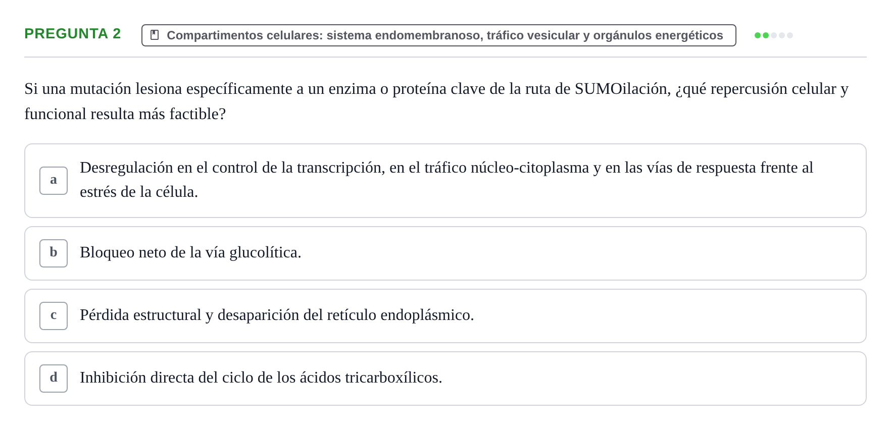 Enunciado: Pregunta 2