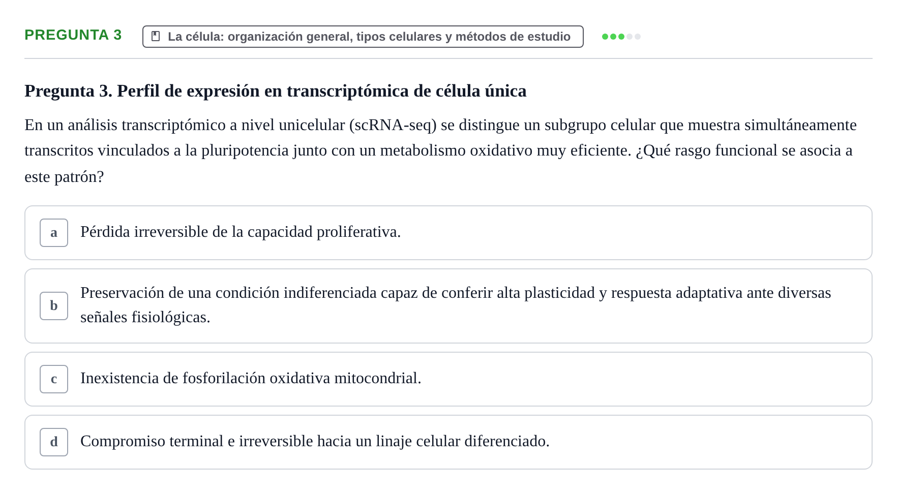 Enunciado: Pregunta 3