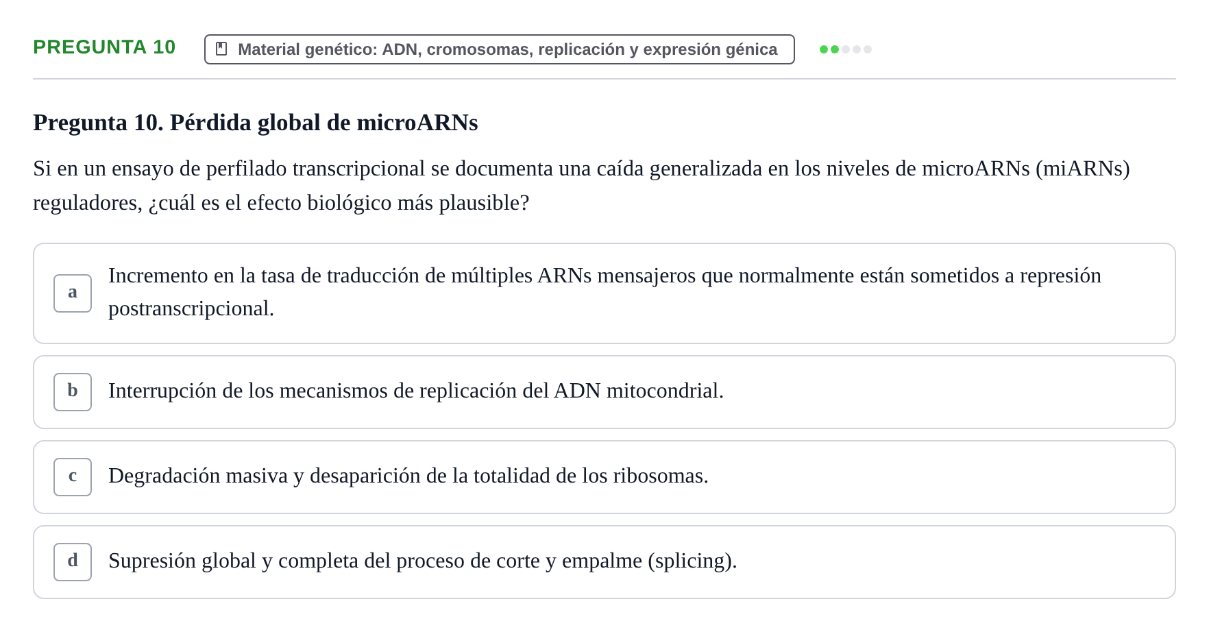 Enunciado: Pregunta 10