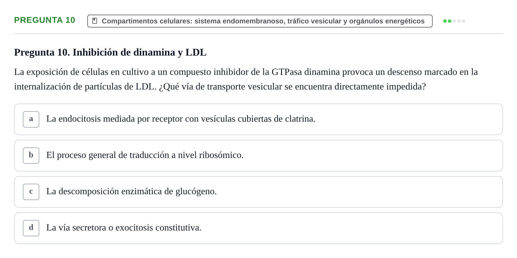 Enunciado: Pregunta 10