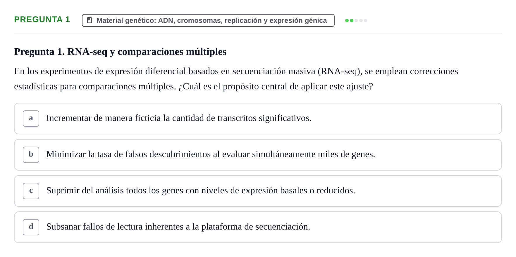 Enunciado: Pregunta 1