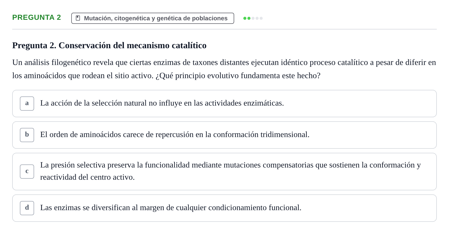 Enunciado: Pregunta 2
