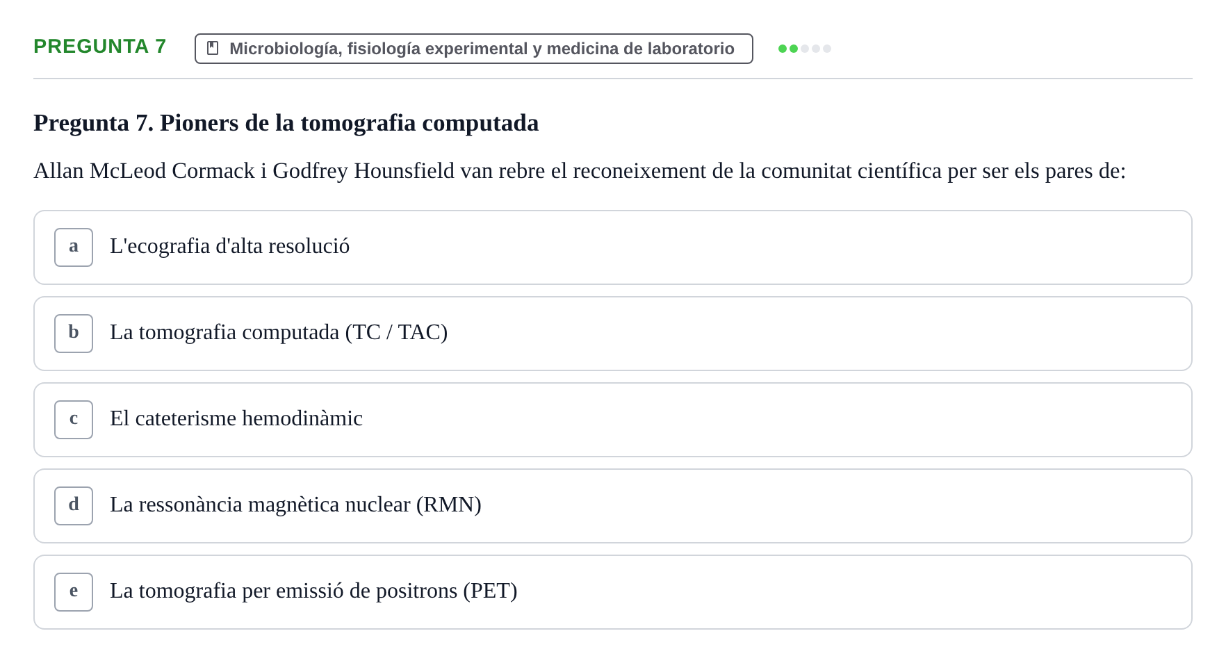 Enunciado: Pregunta 7