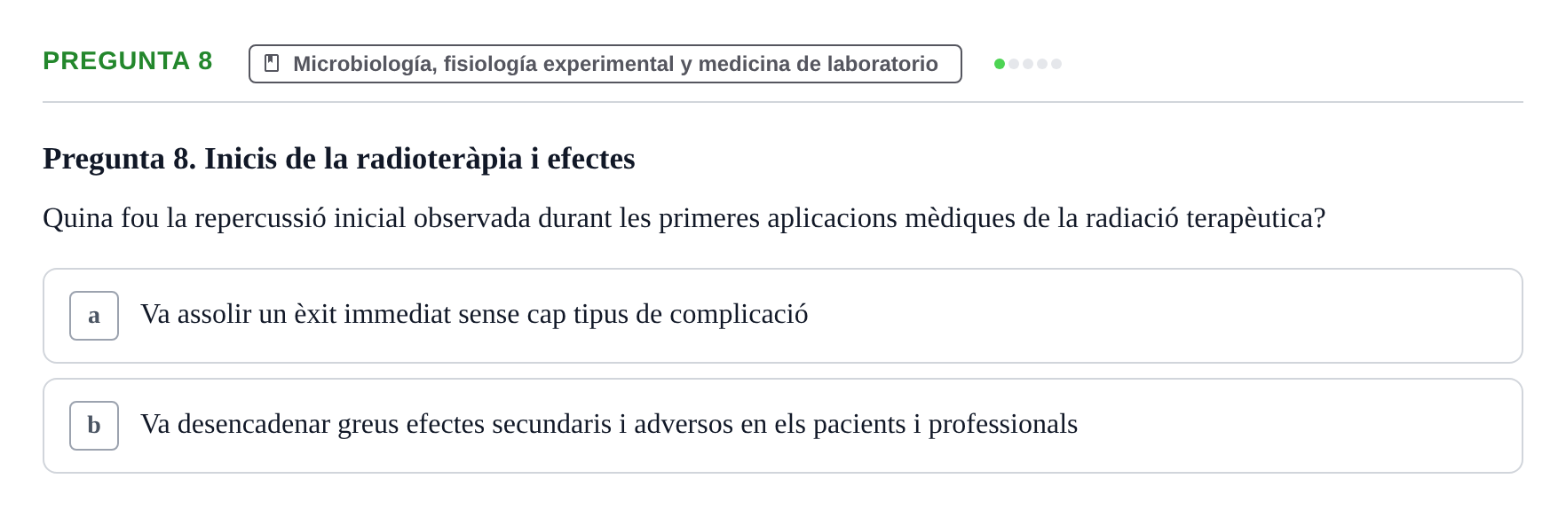 Enunciado: Pregunta 8