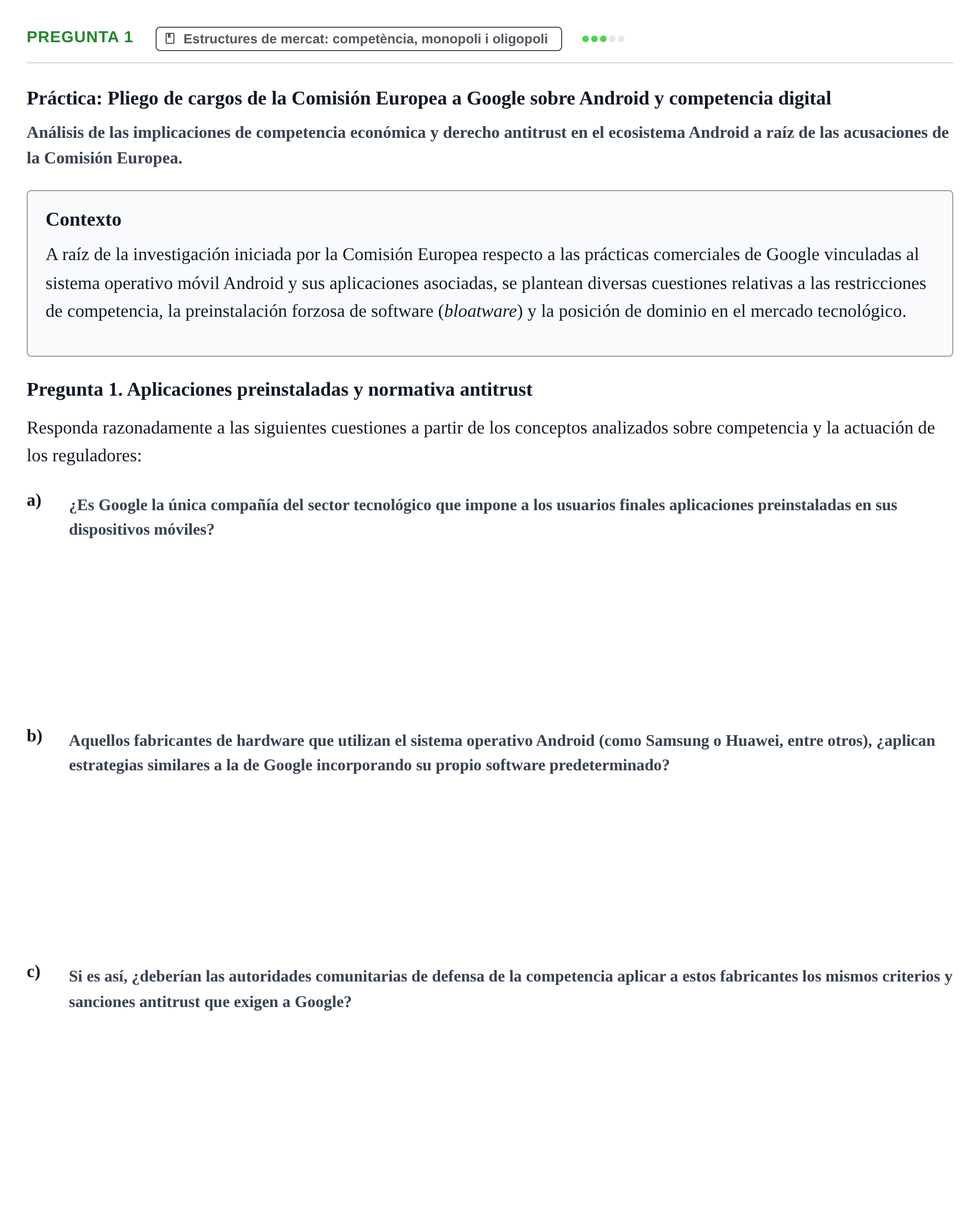 Enunciado: Pregunta 1