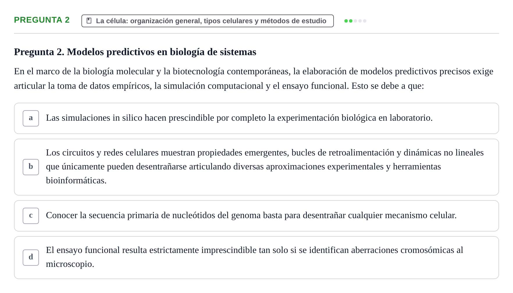 Enunciado: Pregunta 2
