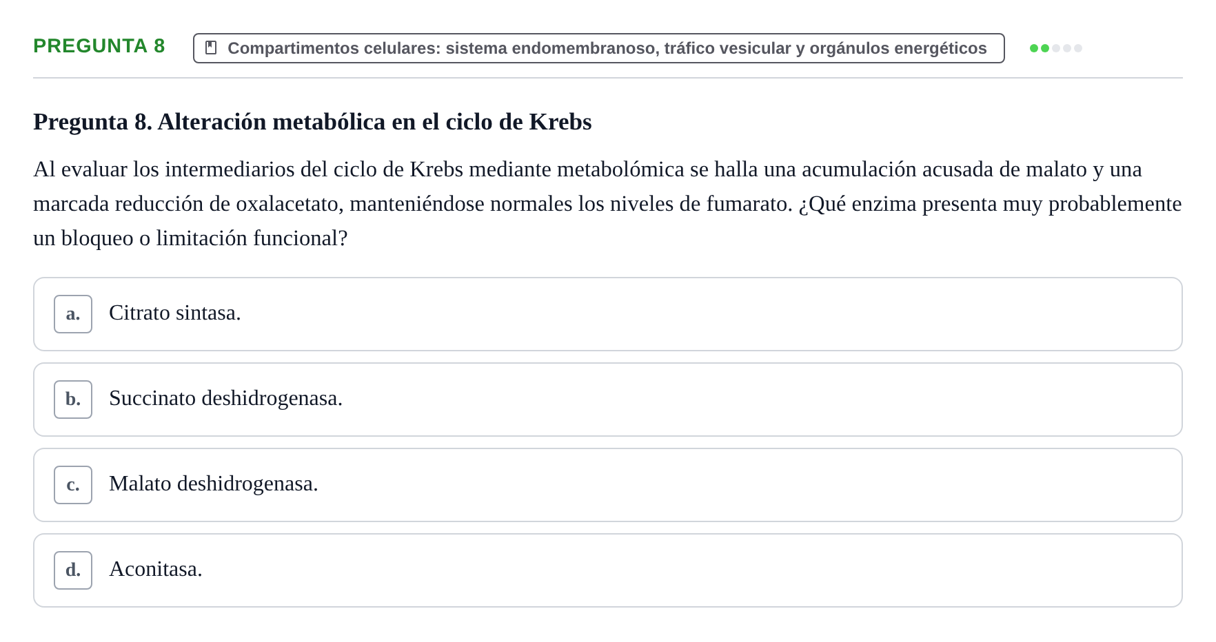 Enunciado: Pregunta 8