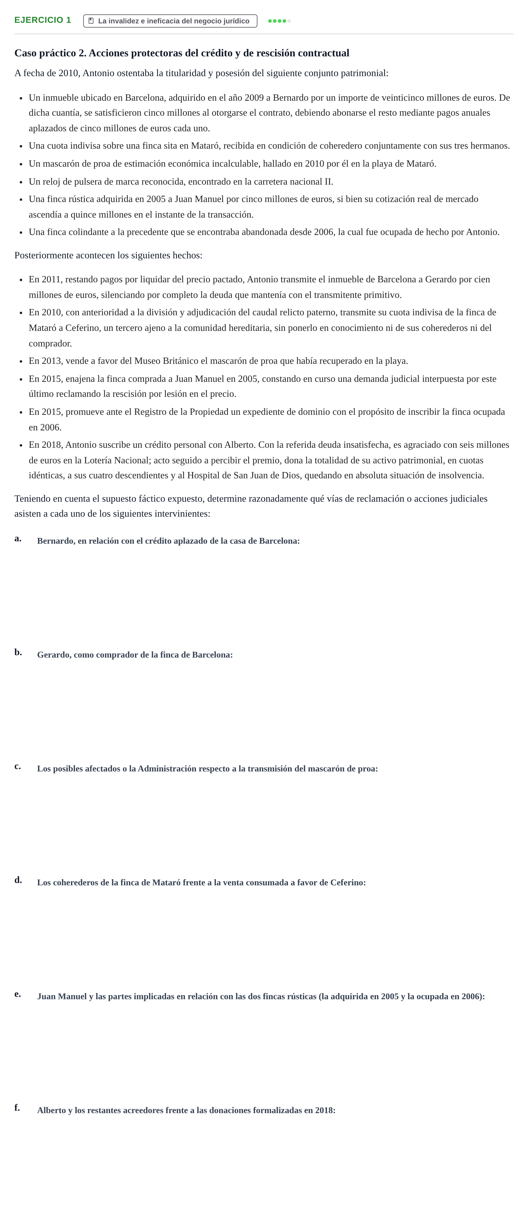Enunciado: 1