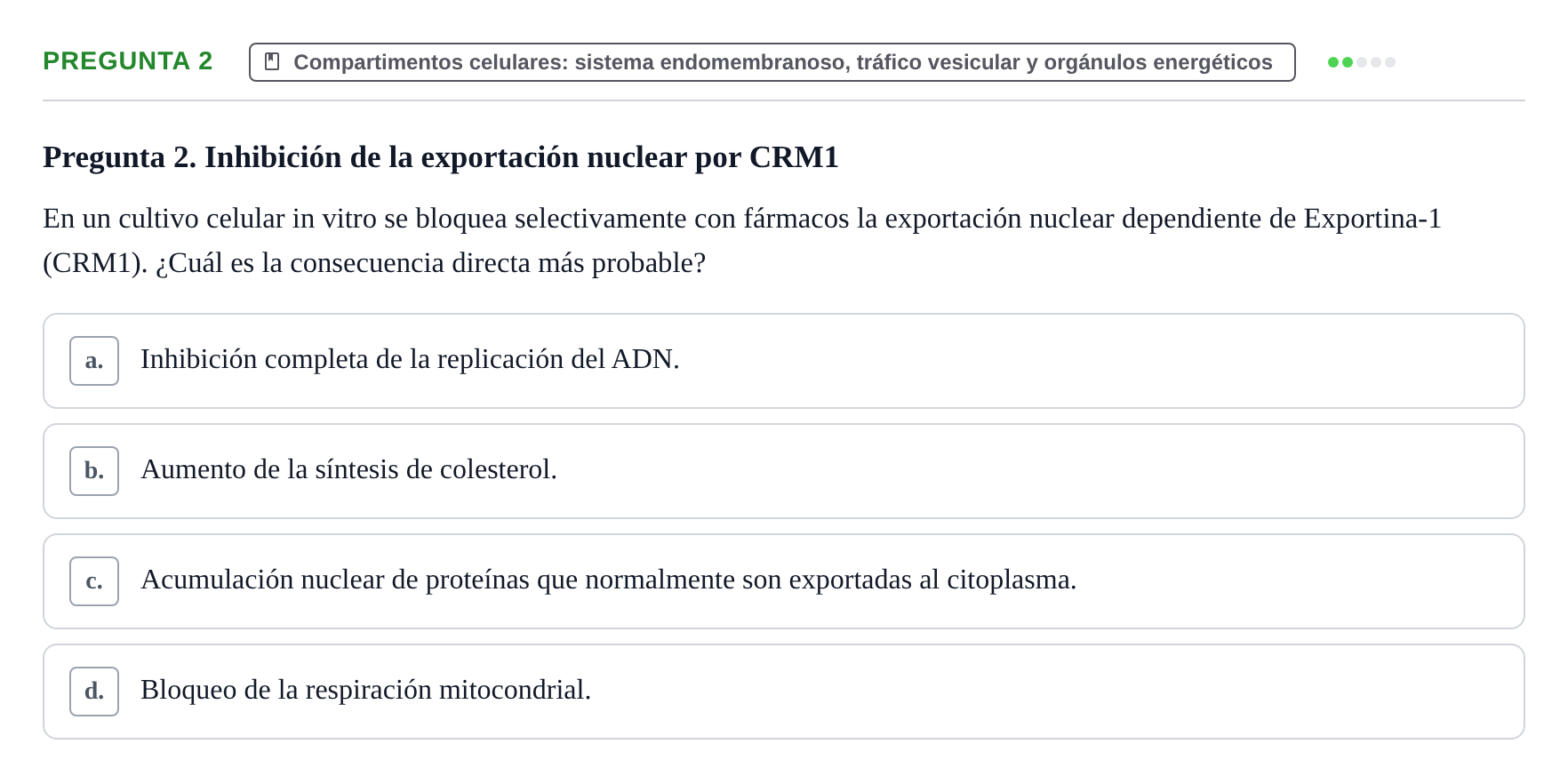 Enunciado: Pregunta 2