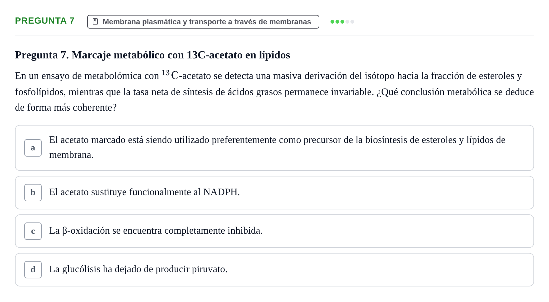 Enunciado: Pregunta 7