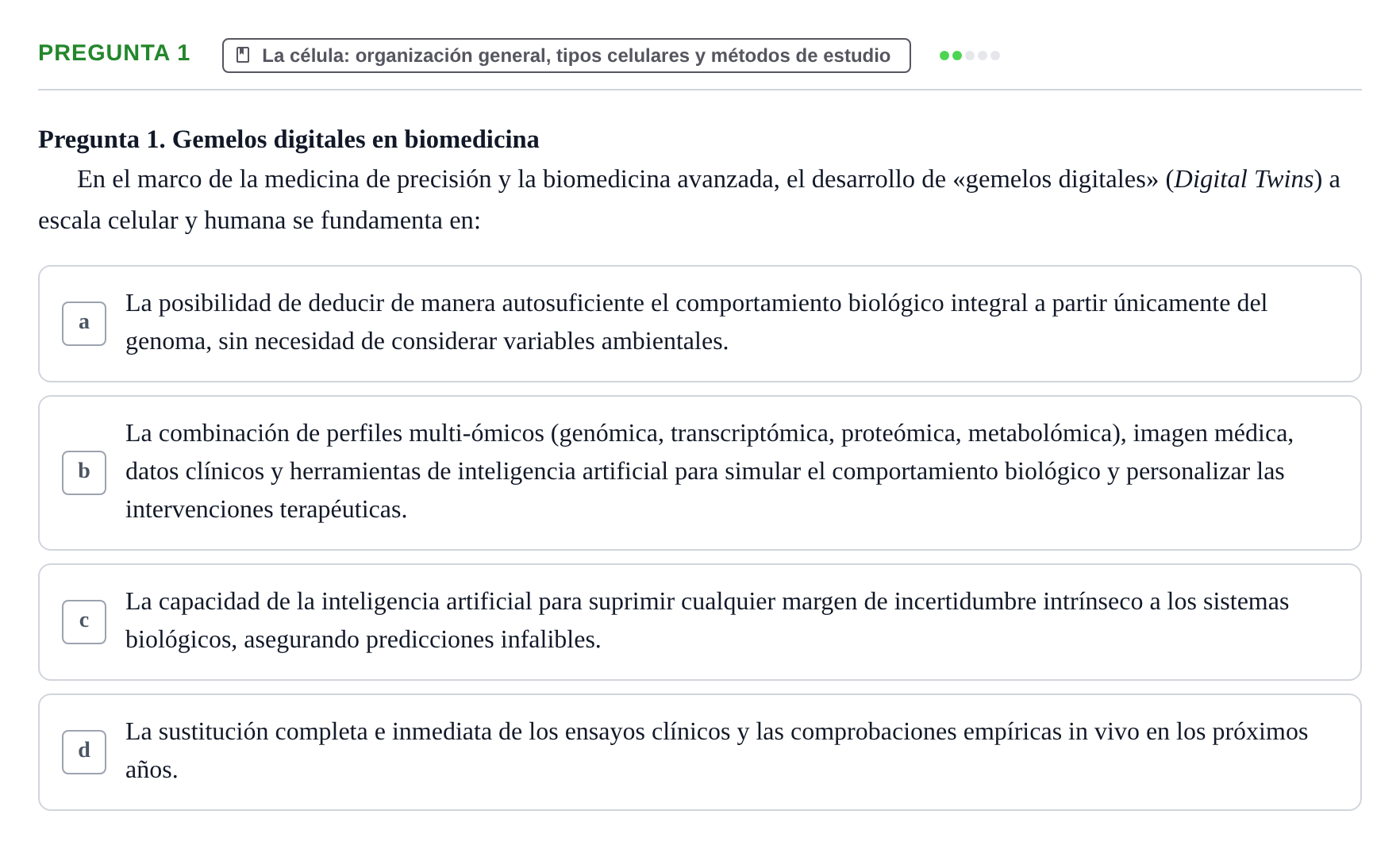 Enunciado: Pregunta 1