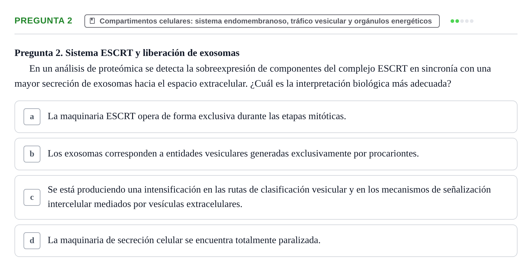Enunciado: Pregunta 2