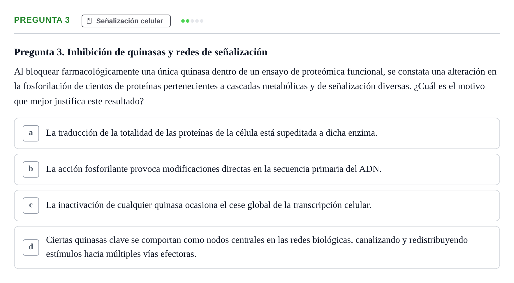 Enunciado: Pregunta 3