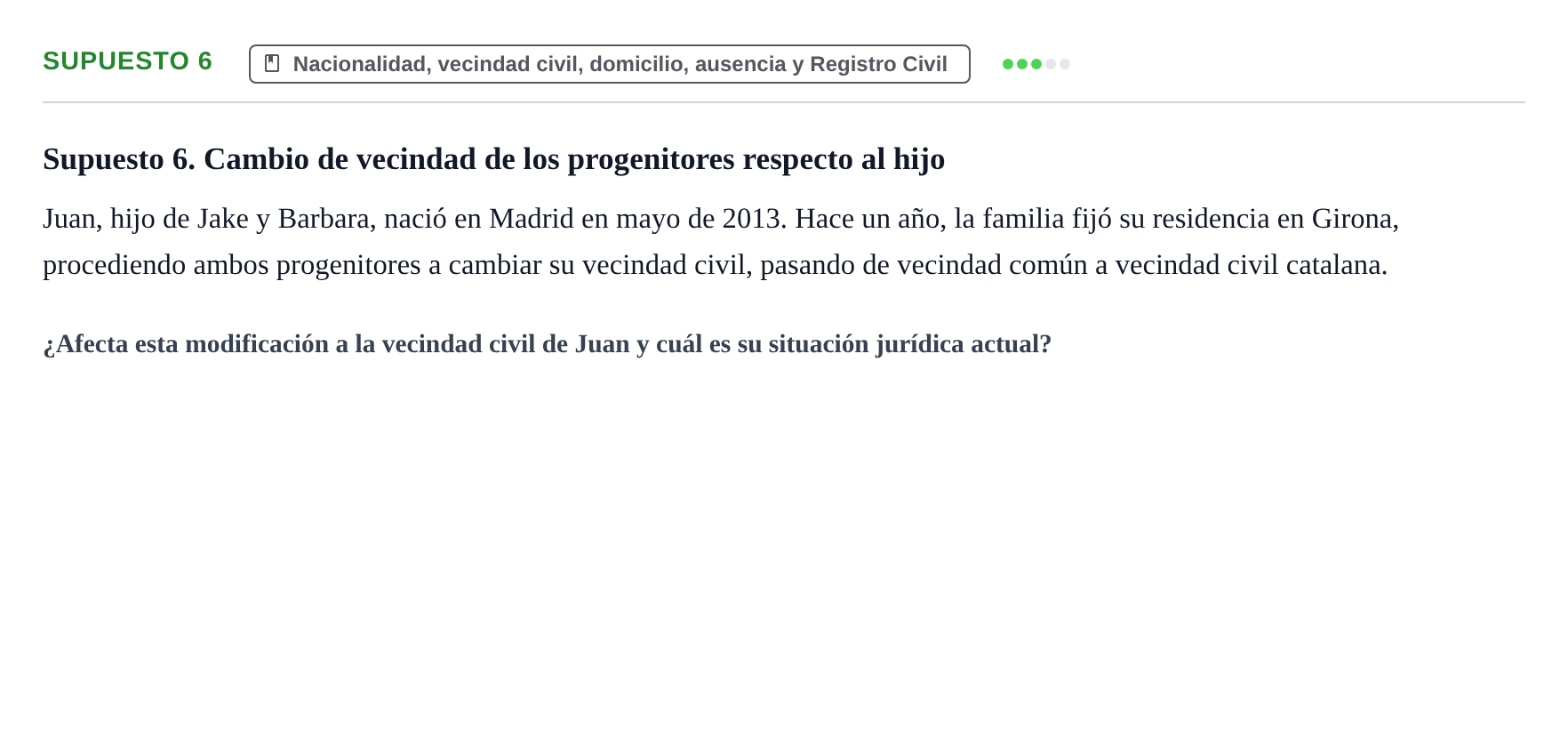 Enunciado: Supuesto 6