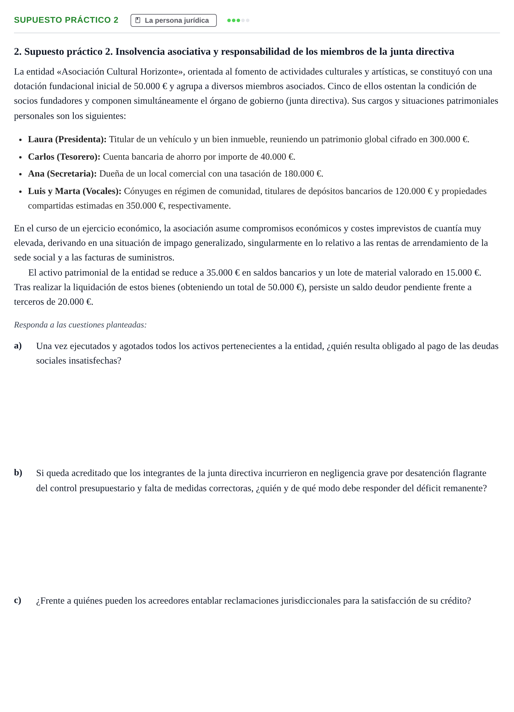 Enunciado: Supuesto práctico 2