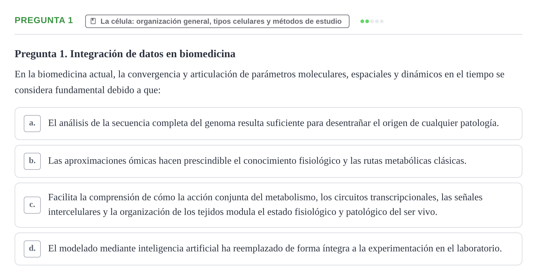 Enunciado: Pregunta 1