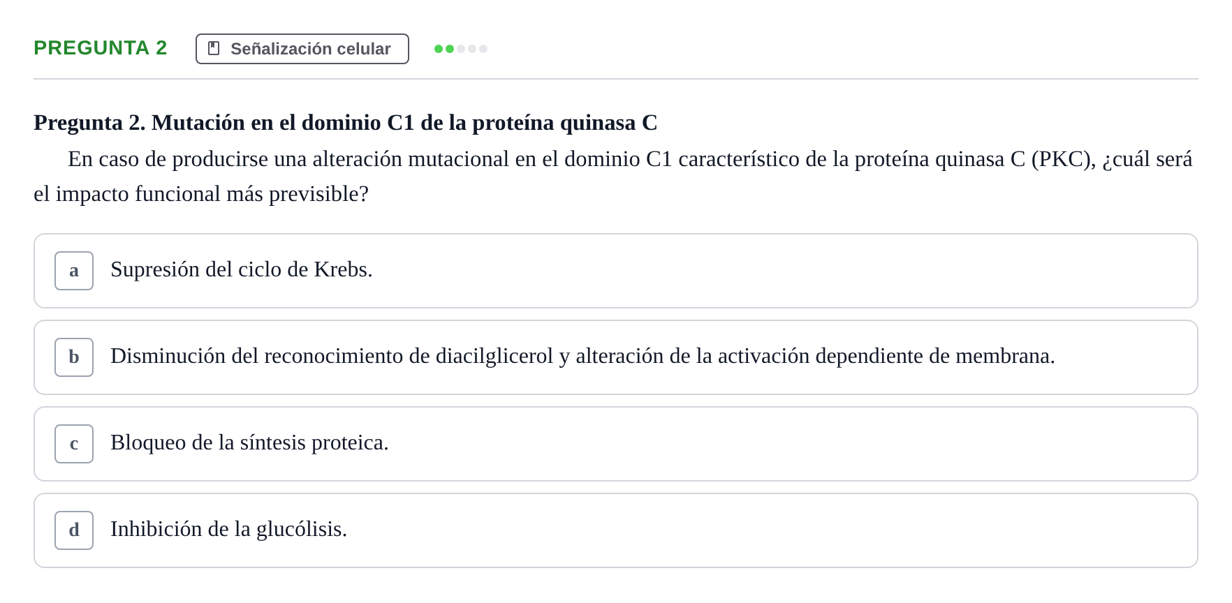 Enunciado: Pregunta 2