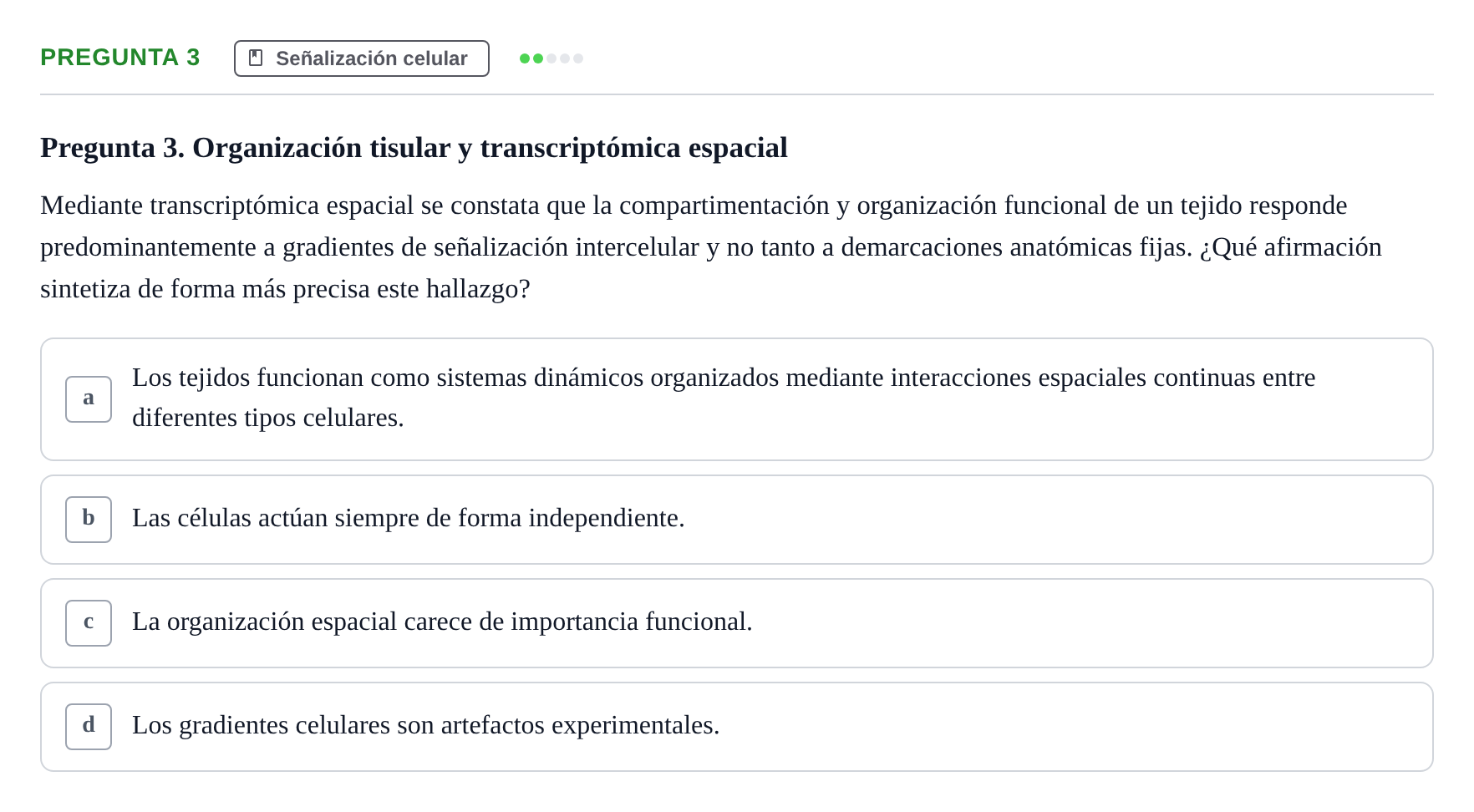 Enunciado: Pregunta 3