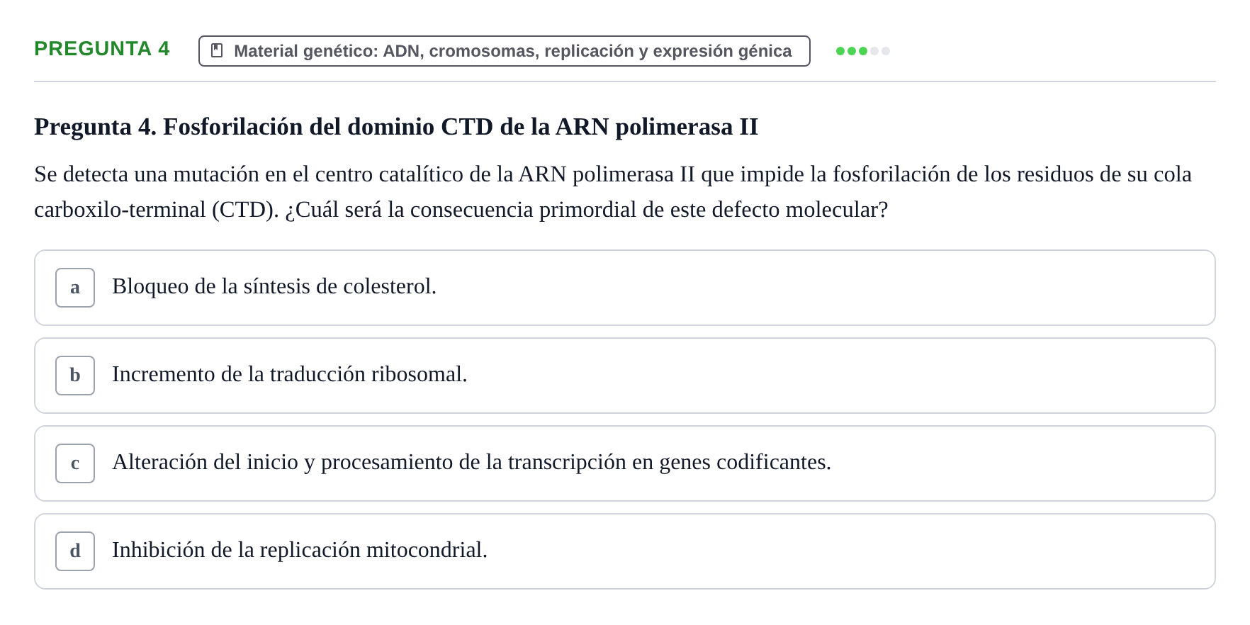 Enunciado: Pregunta 4