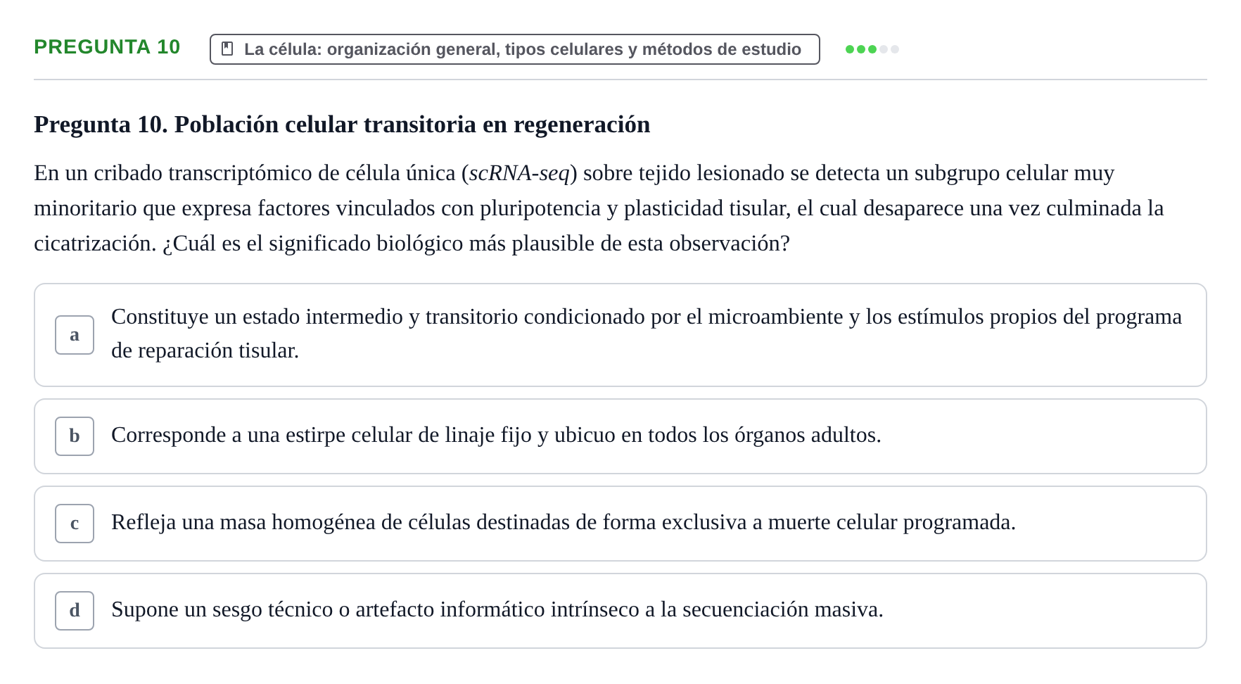 Enunciado: Pregunta 10