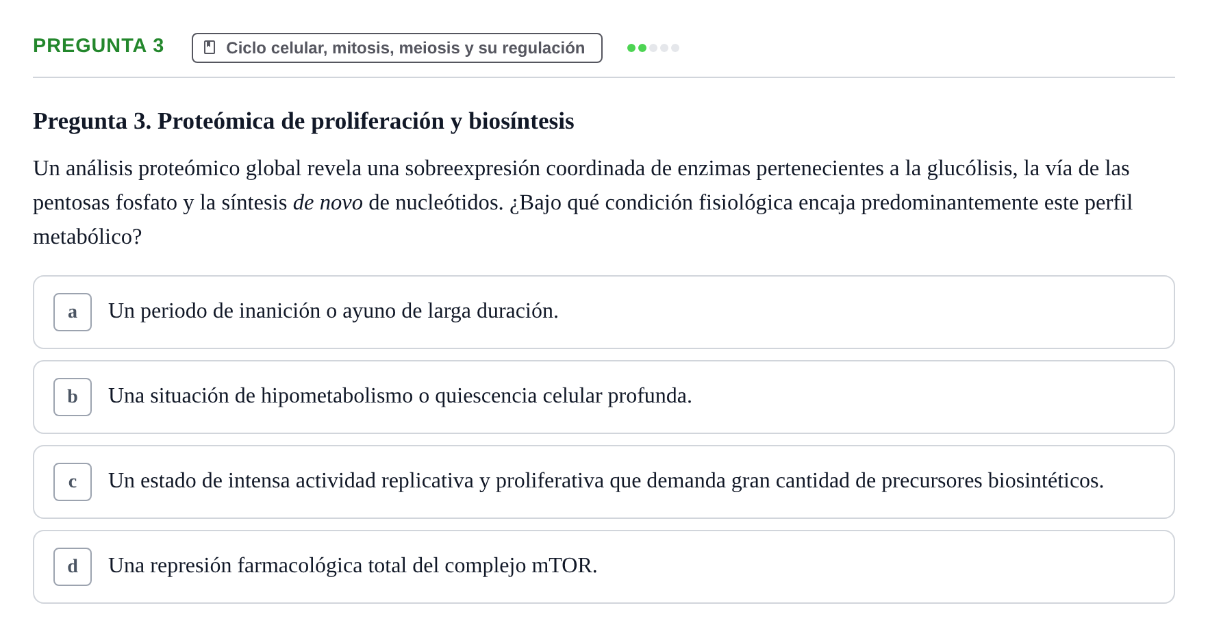 Enunciado: Pregunta 3