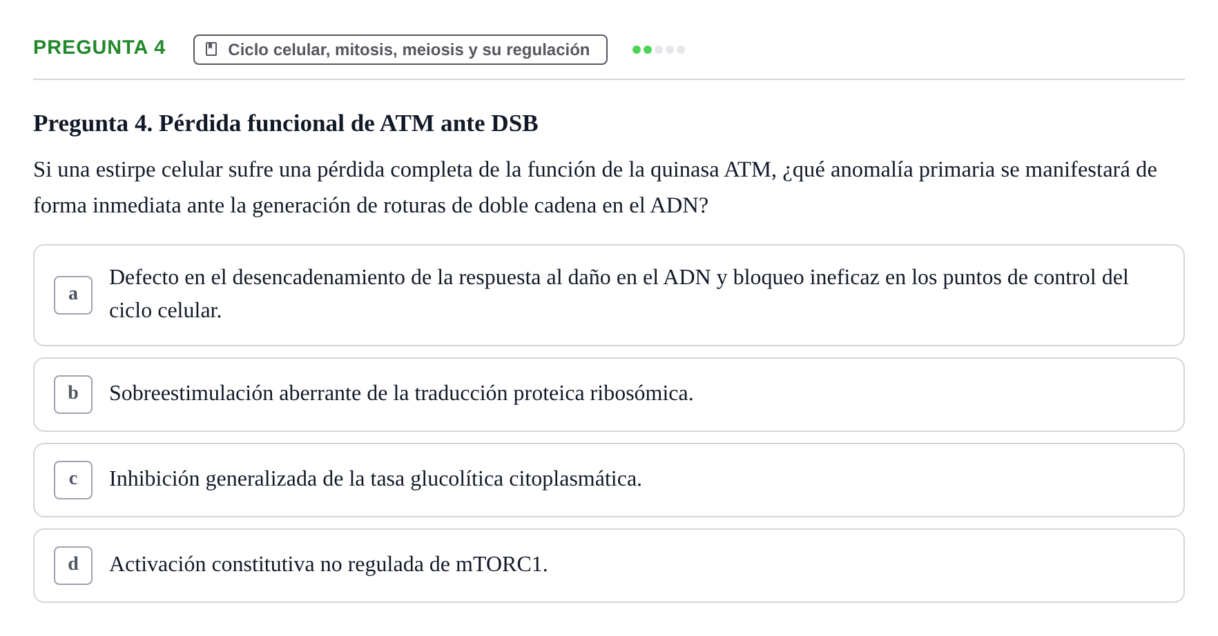 Enunciado: Pregunta 4