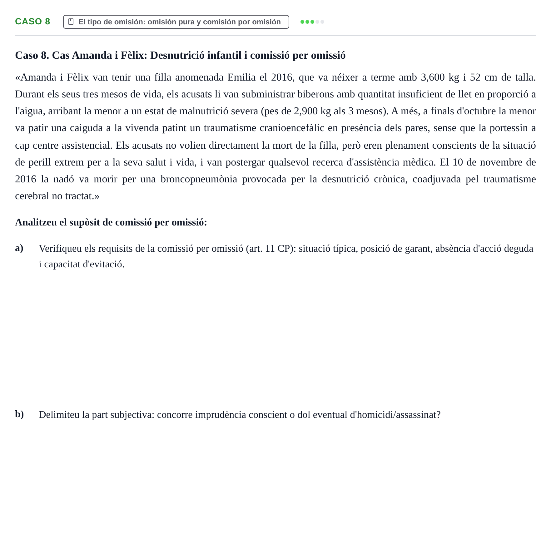 Enunciado: Caso 8
