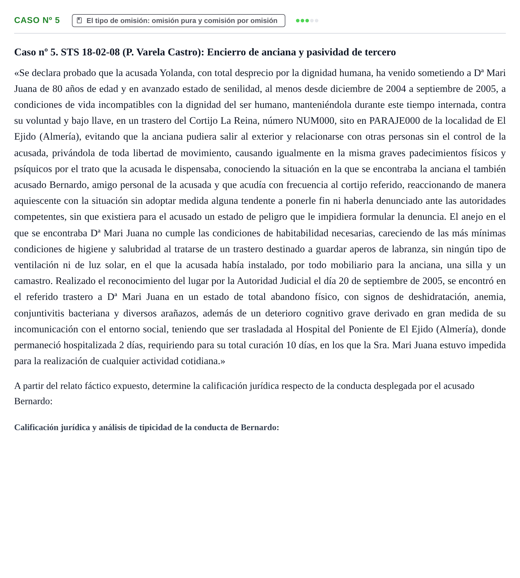 Enunciado: Caso nº 5