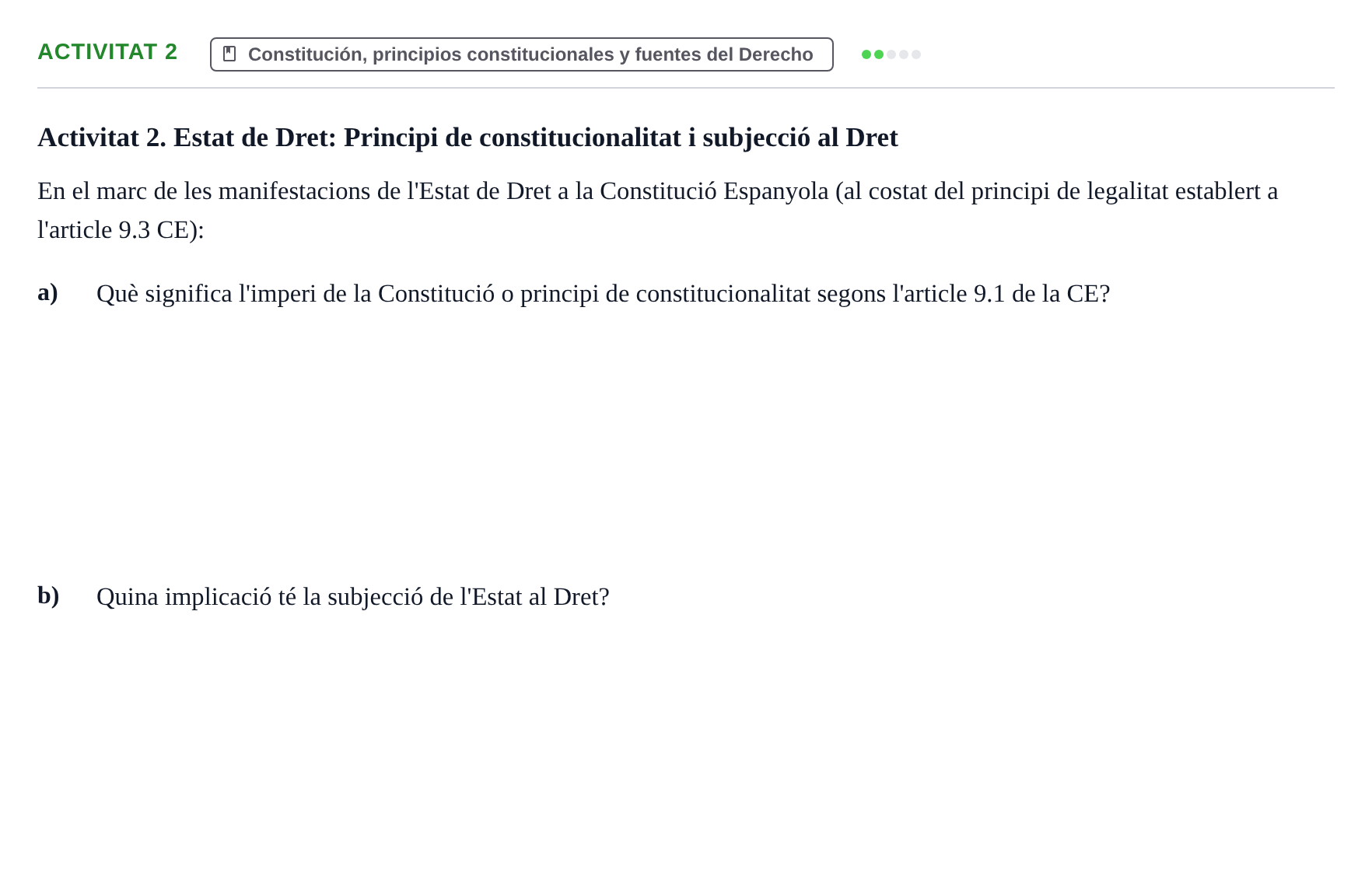 Enunciado: Activitat 2