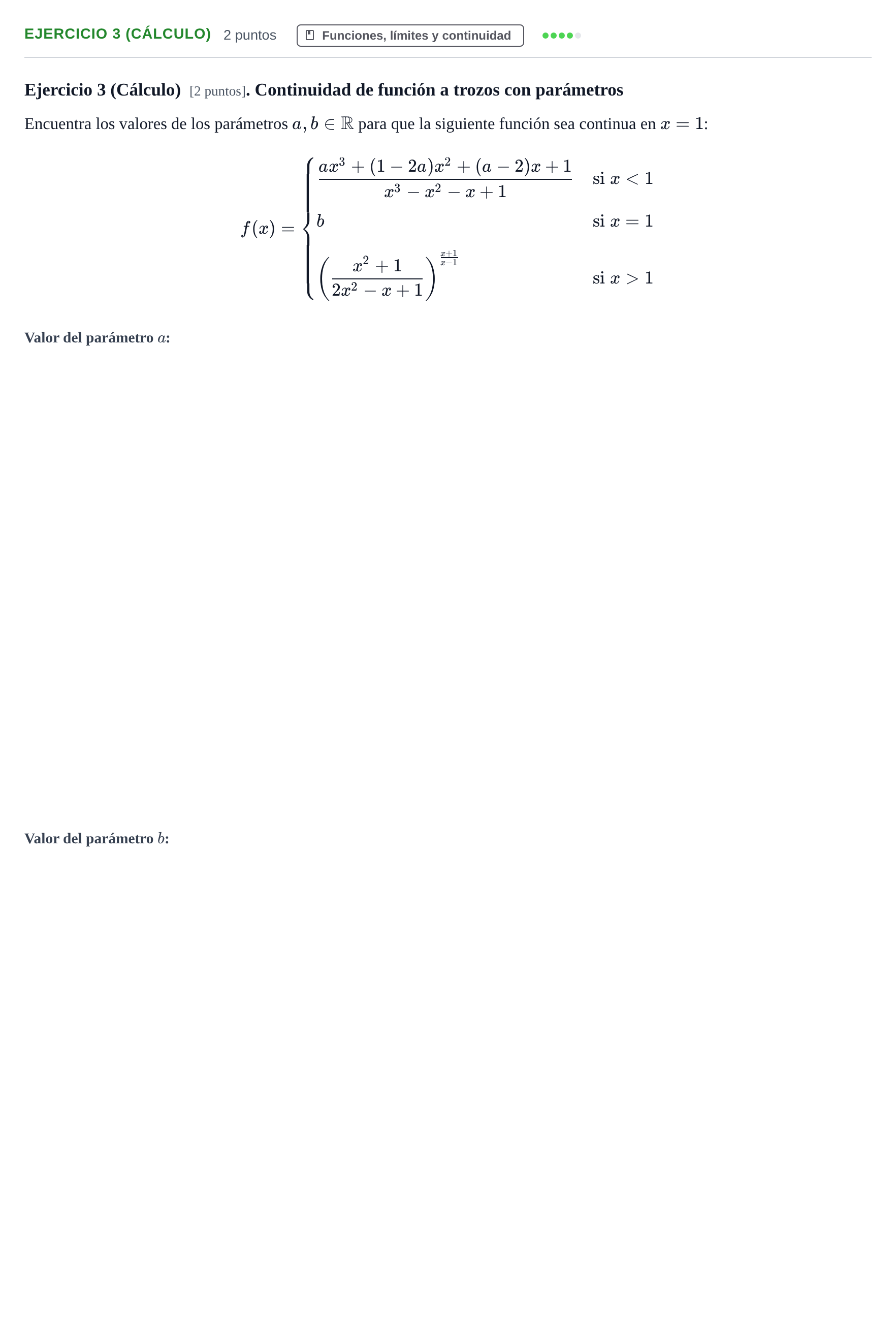 Enunciado: Ejercicio 3 (Cálculo) · Matemáticas Aplicadas URL Exámenes resueltos de Matemáticas Aplicadas