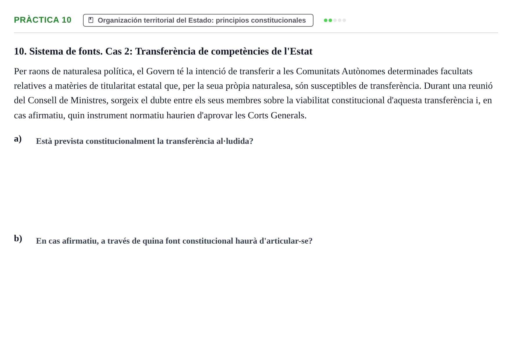 Enunciado: Pràctica 10