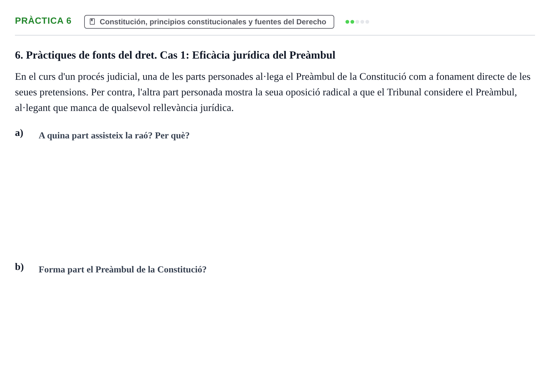 Enunciado: Pràctica 6