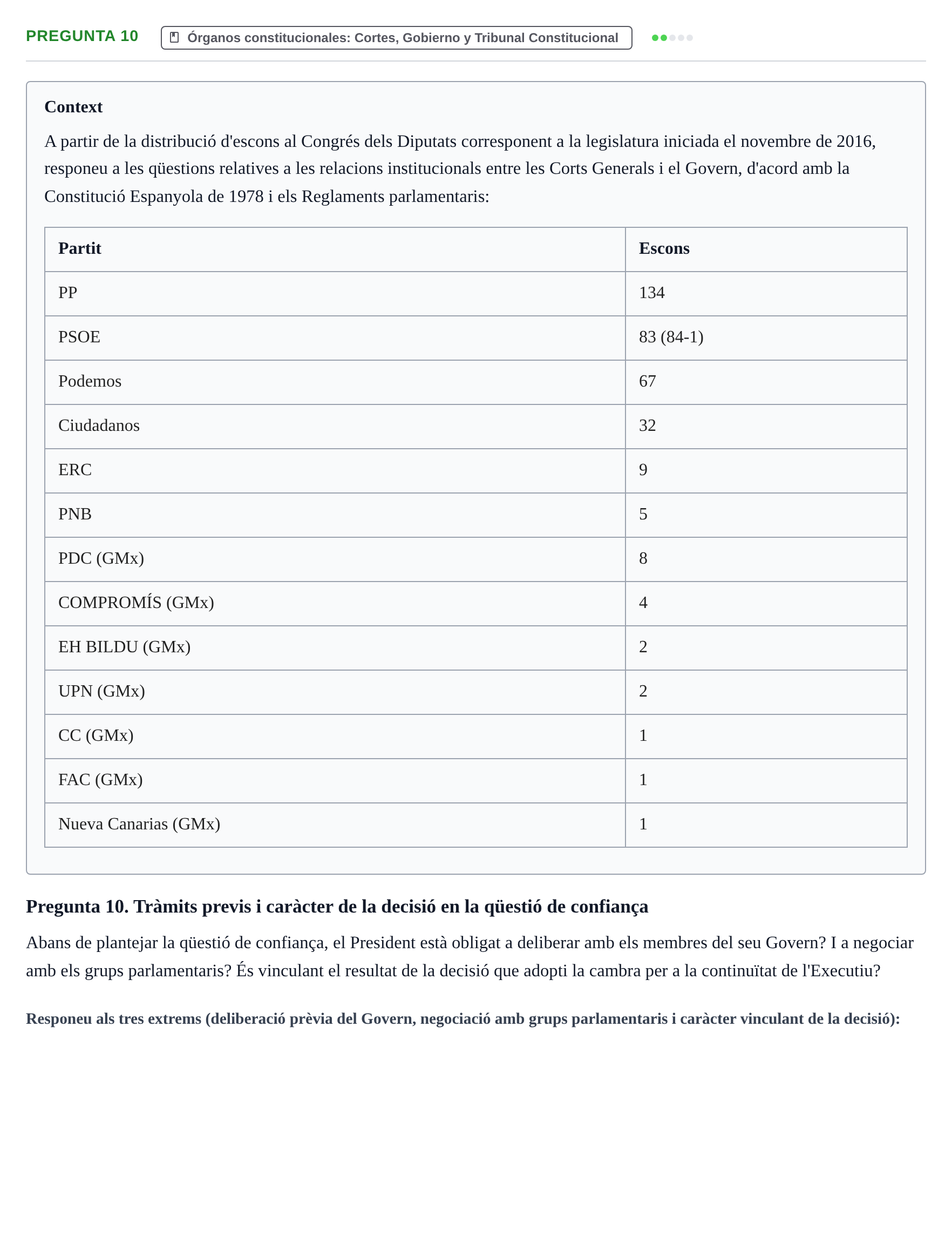 Enunciado: Pregunta 10