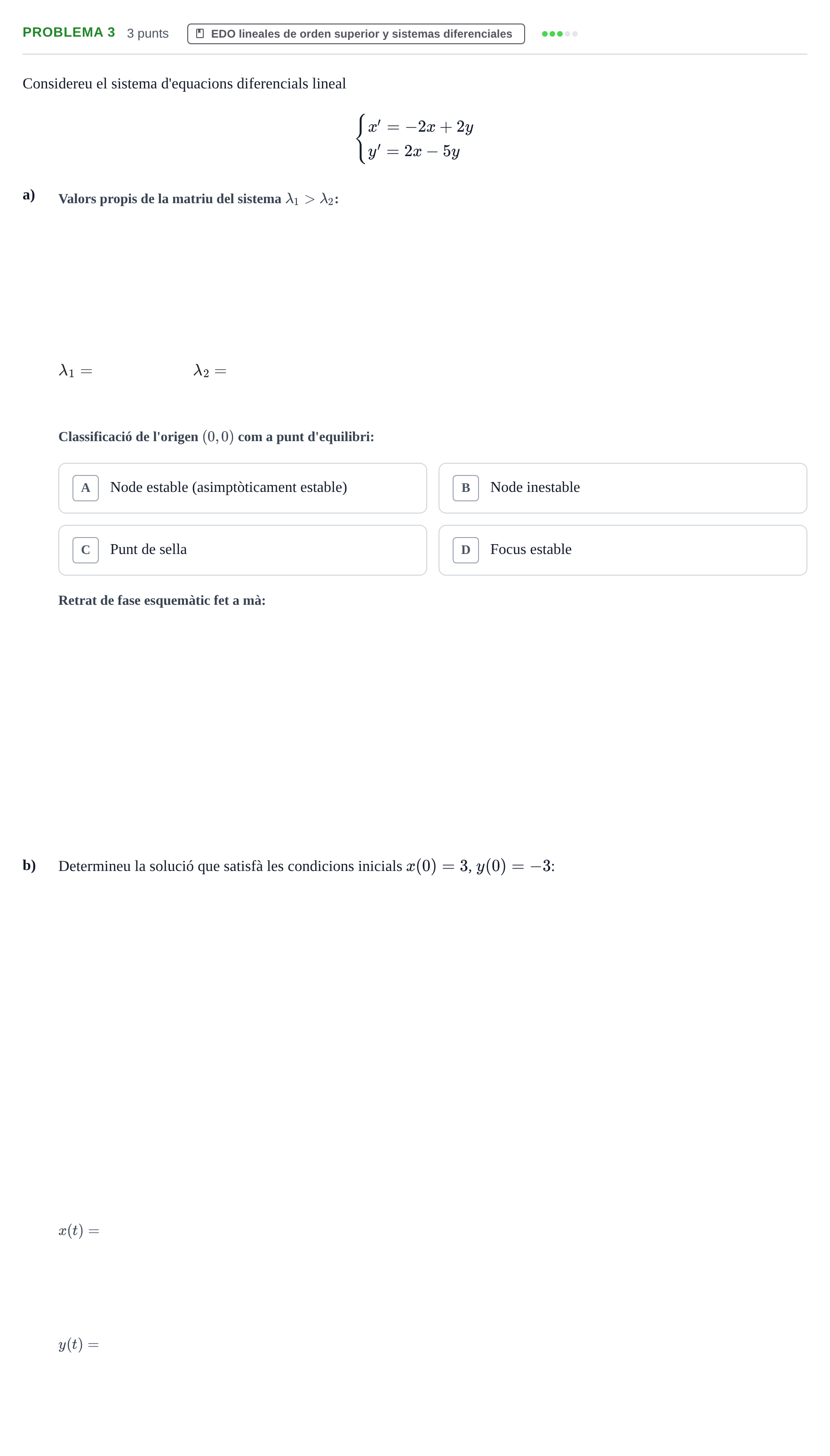 Enunciado: Problema 3 · Matemáticas Aplicadas URL 2020