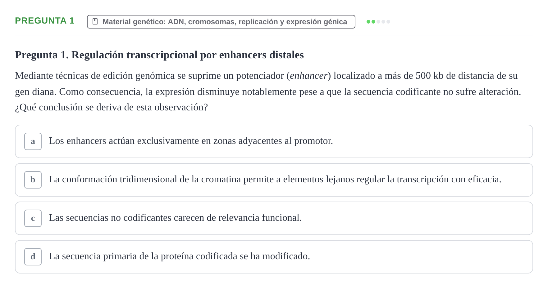 Enunciado: Pregunta 1