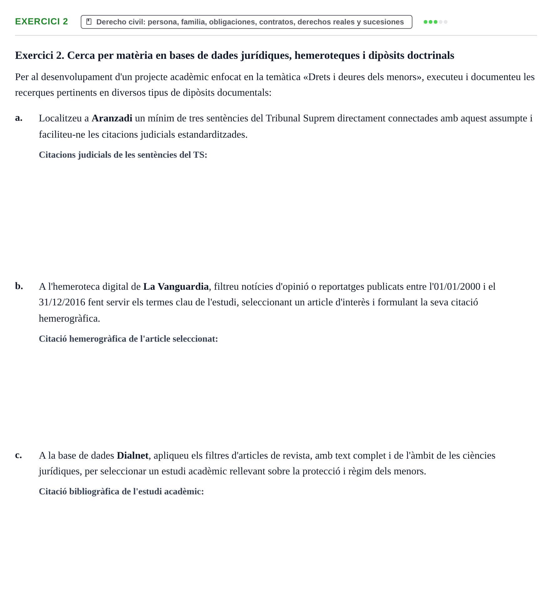 Enunciado: Exercici 2